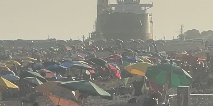 Tremendo día en las mejores playas del país