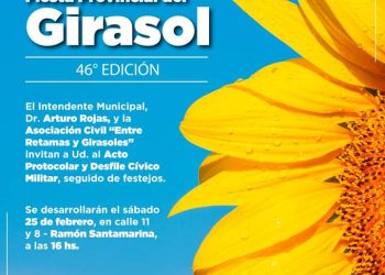 Crece en expectativa la 46º edición de la Fiesta Provincial del Girasol en Santamarina
