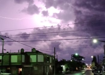 Llegó la lluvia, luego de sofocantes dias de calor