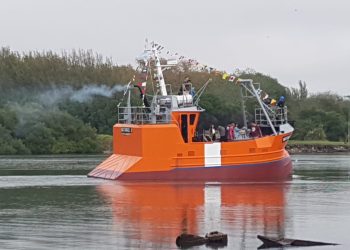 Fue botado un buque en el astillero Aloncar en Quequén