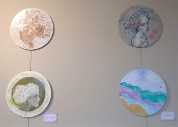Mujeres que florecen, muestras de arte circular