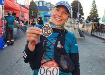 Etelvina Deguer logró un extraordinario segundo lugar en los 100k Bariloche de trail