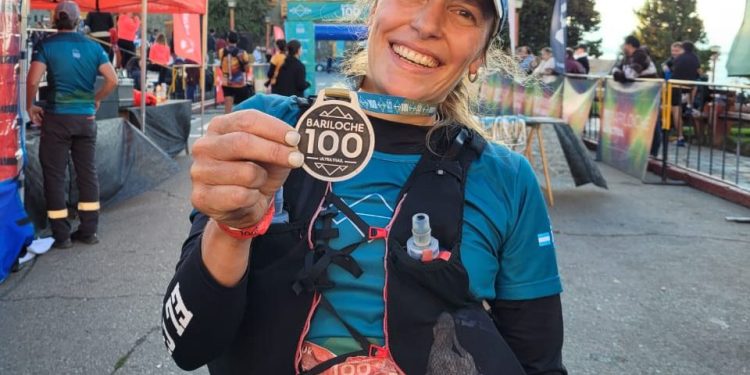 Etelvina Deguer logró un extraordinario segundo lugar en los 100k Bariloche de trail