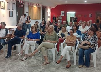 María Luisa Storani abordó el tema “El rol de las mujeres radicales a 40 años de democracia”.