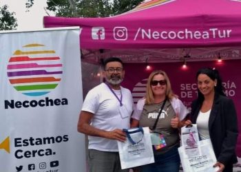 Promoción de Necochea en la Fiesta Nacional del Ternero.