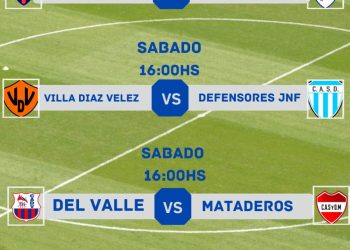 Fútbol local: 4 partidos el sábado y 4 el domingo por la segunda fecha. También se programó la fecha del fútbol femenino