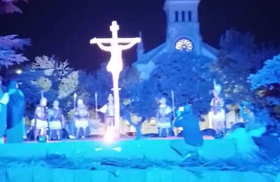 Con mas de 80 personas en escena, este viernes en Quequen la “Pasión Viviente 2023”