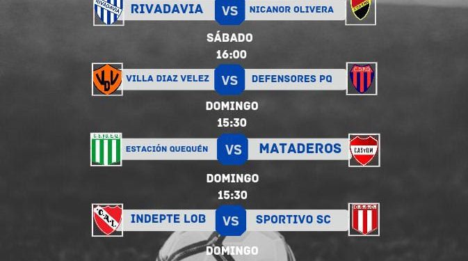 Se programó la sexta del futbol local, con 3 adelantos el sábado