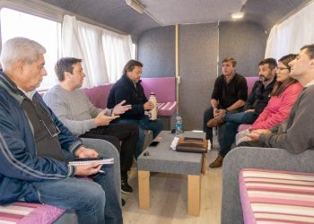 El Intendente recibió a la familia que fue víctima de un asalto