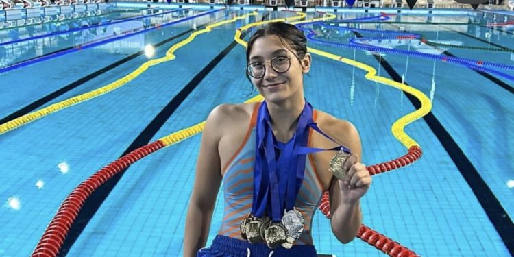 Guadalupe Angiolini “es un orgullo inmenso representar a mi país y obtener 6 Medallas de Oro en un Sudamericano”