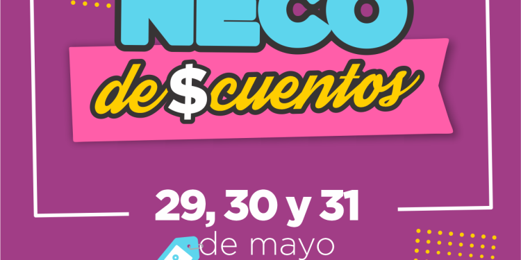 Tres días de NecoDescuentos en el final de Mayo
