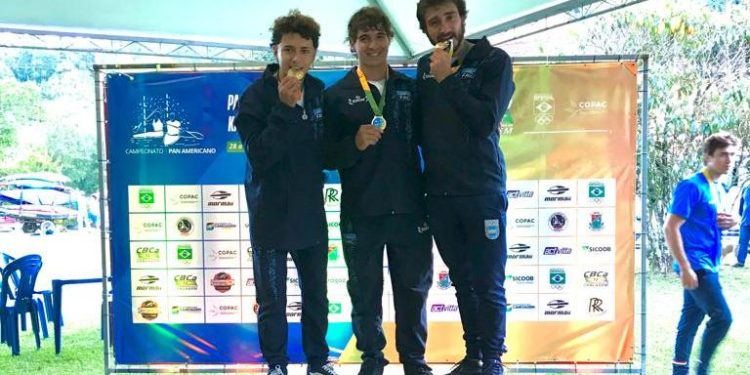 Manuel Trípano, de la escuela municipal, es doble campeón Panamericano de canotaje