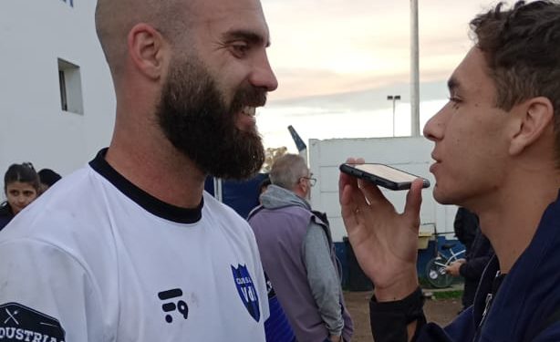 Ignacio Bongiovanni “Seguimos con la idea que nos da Ojeda, intentamos plasmarla, a veces sale y a veces no, pero hoy se ganó con mucha actitud”.