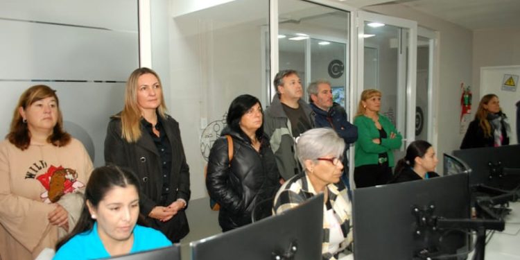 Concejales de distintos bloques, visitaron el flamante Centro de Monitoreo