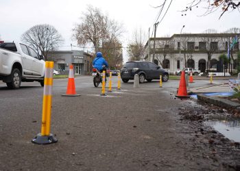 Comienza a intervenirse la esquina de 58 y 63, en el marco de reducir los riesgos de siniestralidad