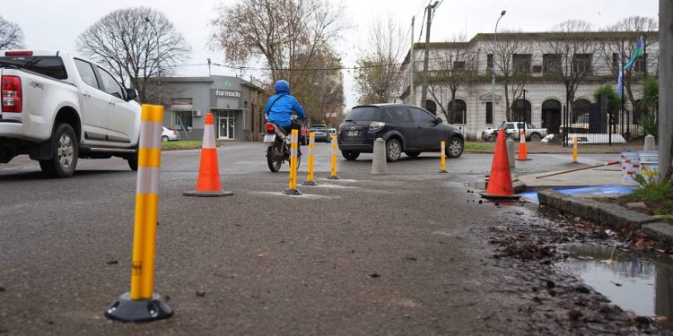 Comienza a intervenirse la esquina de 58 y 63, en el marco de reducir los riesgos de siniestralidad