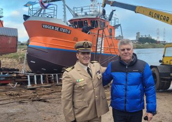 Un nuevo barco construido íntegramente en Quequén