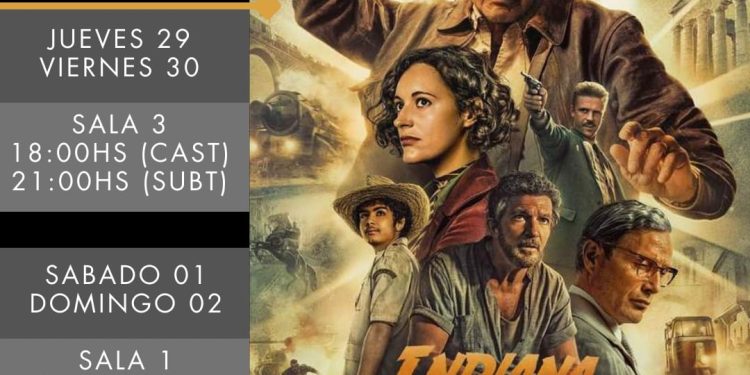 Un clásico llegó de nuevo a la pantalla del cine Ocean: Indiana Jones  y el dial del destino