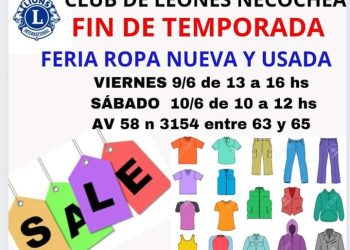 Yanina Berri: “Entre viernes y sábado, Feria en el Club de Leones para prevenir la ceguera infantil”.