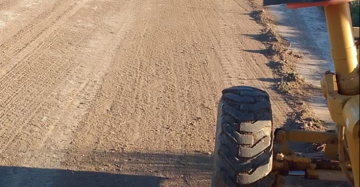 Mantenimiento de las calles de tierra de la ciudad