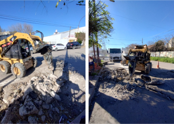 Bacheo, reductores y cordón cuneta: Ejes del actual accionar del área de Infraestructura municipal