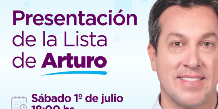 Arturo presenta, este sábado, su lista de precandidatos y precandidatas a concejales