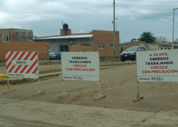 Se avanza en la obra de urbanización del barrio de la terminal