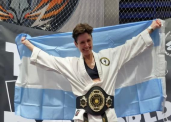 La quequenense Marina Serrano, brillante campeona en un torneo mundial de taekwondo en Inglaterra