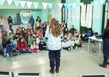 Se realizó una jornada de Educación Vial destinada a alumnos de la Escuela Nº 4