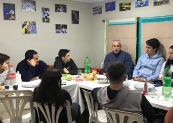 Migueles compartió un encuentro con estudiantes de Ed. Física y profesores del Club Huracán