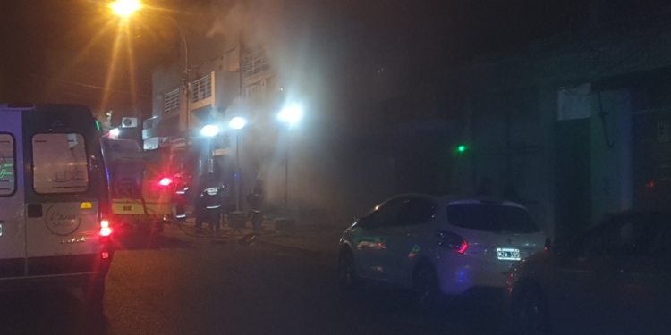 Incendio en las cocheras de la Galería Central