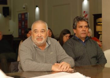 Representantes de los trabajadores de Terminal Quequén en el Concejo Deliberante