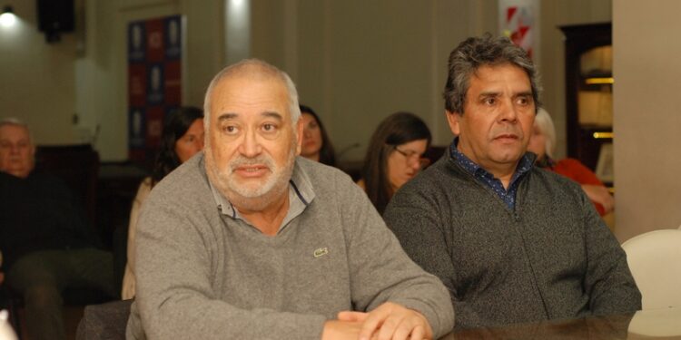 Representantes de los trabajadores de Terminal Quequén en el Concejo Deliberante