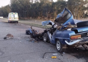 Fatal accidente en la ruta 86.Un fallecido