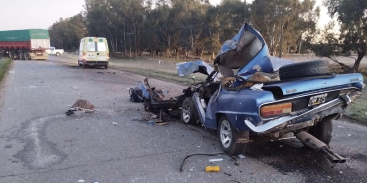 Fatal accidente en la ruta 86.Un fallecido