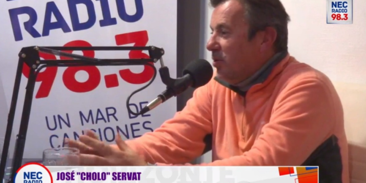 El “cholo” Servat y su amor por Necochea