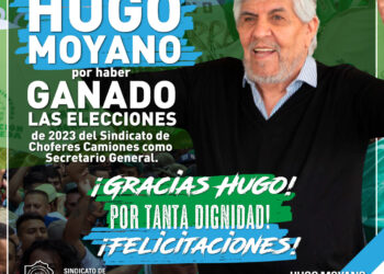 Hugo Moyano y Alberto Peralta siguen al frente de Camioneros