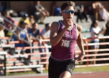Santino Marchetti, participó entre los mejores atletas argentinos del Meeting de Rosario