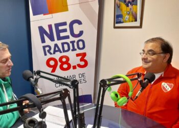 Gustavo Rodríguez: “fue muy lindo celebrar con las peñas de fútbol ‘la semana de las infancias'”.