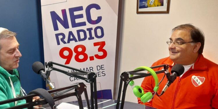 Gustavo Rodríguez: “fue muy lindo celebrar con las peñas de fútbol ‘la semana de las infancias'”.