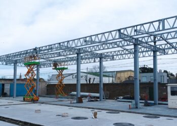 Quequén: se instala una estación de servicio YPF, de última generación, con la línea Full y atención las 24 hs