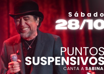 El sábado 28 de octubre se presenta “Puntos Suspensivos” y su tributo a Joaquín Sabina