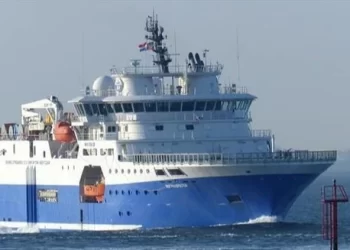 EXCLUSIVO: EXPLORACION  OFF SHORE . A más de 300 kilómetros de la costa de Necochea, se puso en marcha la exploración sísmica