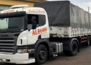Asaltan y se llevan una de las unidades de Alegre Transporte.