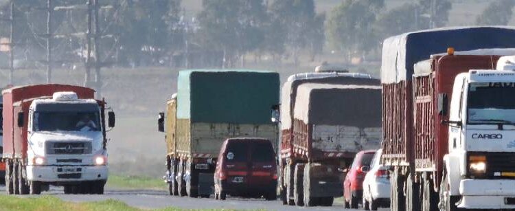 Zona núcleo: el trigo sale a las rutas y se dirige a los puertos del Gran Rosario