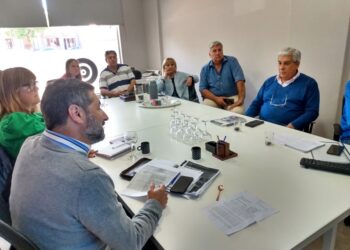 Nueva reunión de la Comisión de Seguridad. Visitaron el Centro de Monitoreo