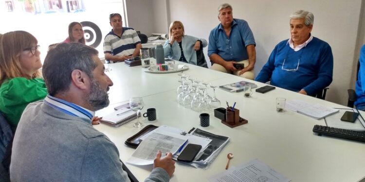 Nueva reunión de la Comisión de Seguridad. Visitaron el Centro de Monitoreo