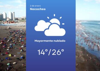Asi estará el clima en el primer día laboral del año