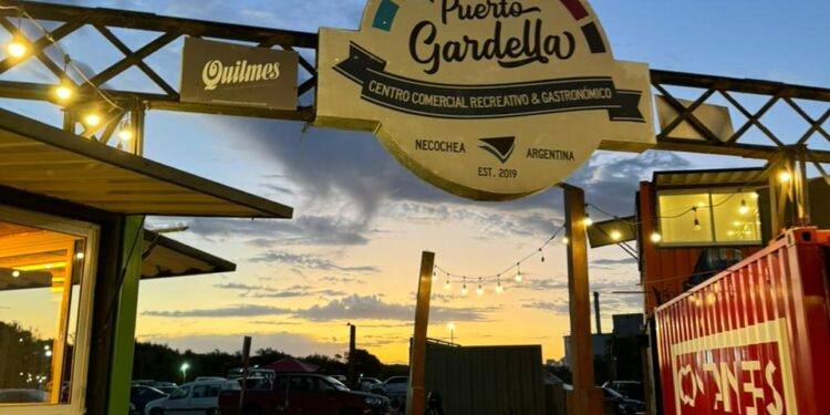 Puerto Gardella, el atractivo del verano