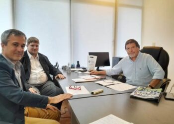 El intendente de Lobería se reunió con el titular de educación de la Provincia